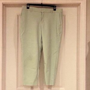 A. New Day- Stretch Straight Leg Dress Pants- Light Green